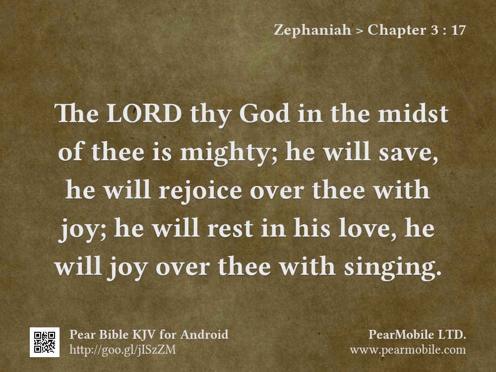 Zephaniah, Chapter 3:17